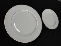 Ivory Dinner Plate and Salad Plate